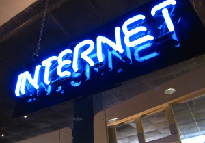 Leuchtreklame Internet